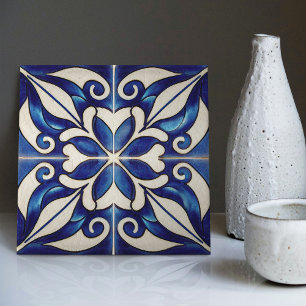 Azulejo Azul Índigo Azul Português Lisboa Decorati
