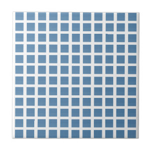Azulejo Azul Listrado Quadrado