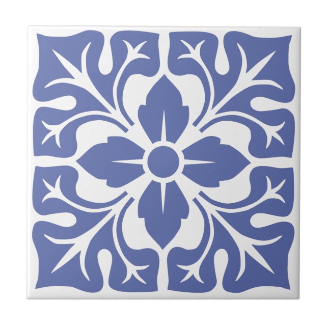 azulejo Azul Marroquino 7 (Frente)