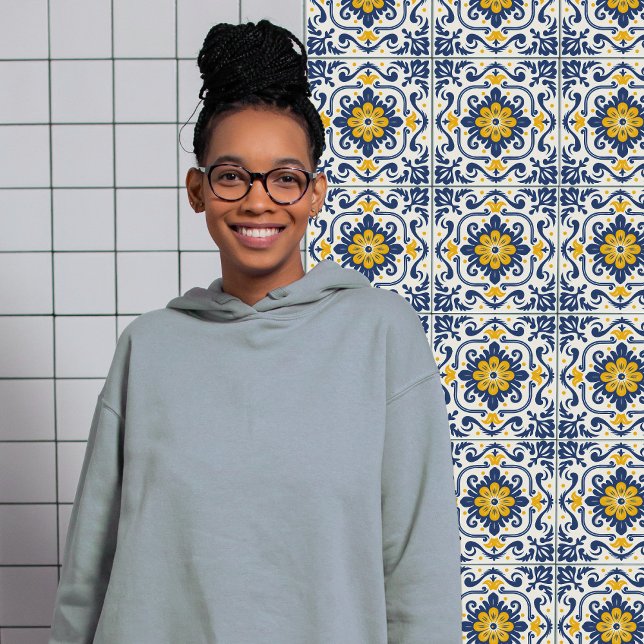 Azulejo Azul Moderno - Lisboa Amarelo (Criador carregado)