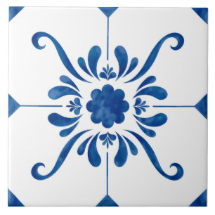 Azulejo azul português