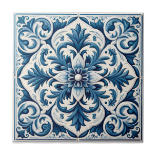 Azulejo azul português