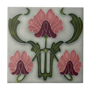 Azulejo - Azulejo Antigo Art Nouveau