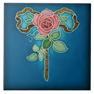 Azulejo Azulejo art nouveau estilo fogo decorativo