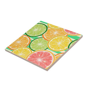 Azulejo/Azulejo cerâmico Trivet-Citrus