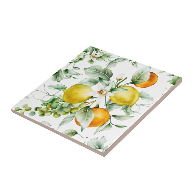Azulejo/Azulejo cerâmico Trivet-Citrus (Lateral)