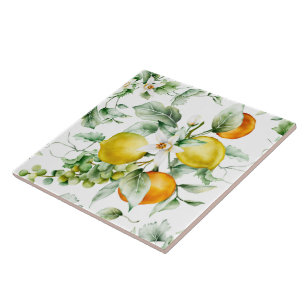 Azulejo/Azulejo cerâmico Trivet-Citrus