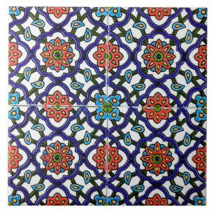 Azulejo - Azulejo de Parede Colorido Estilo Persa