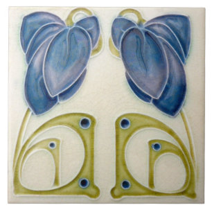 Azulejo - Azulejo Floral Art Nouveau