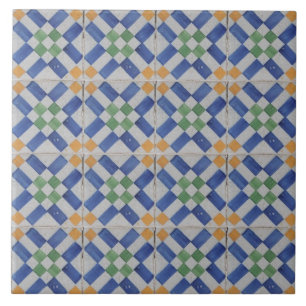 Azulejo Azulejos Azulejos Geométrico Repro Espanho