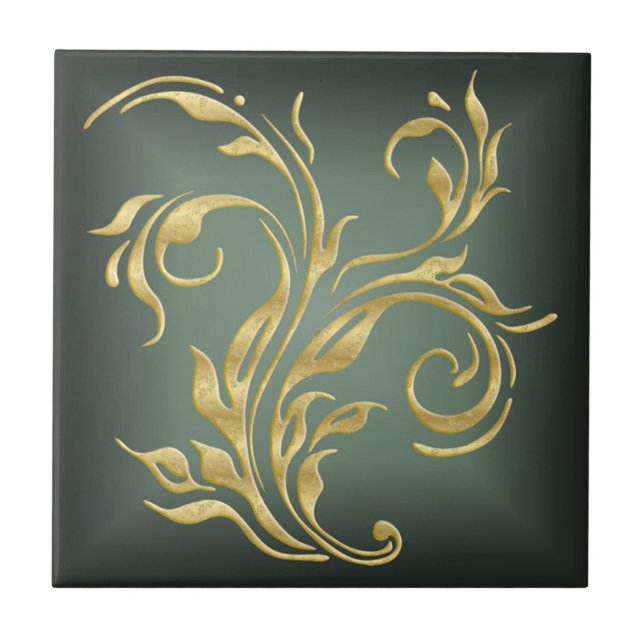 Azulejo Backsplash da Cozinha ~ Cores do Tuscan ~ (Frente)