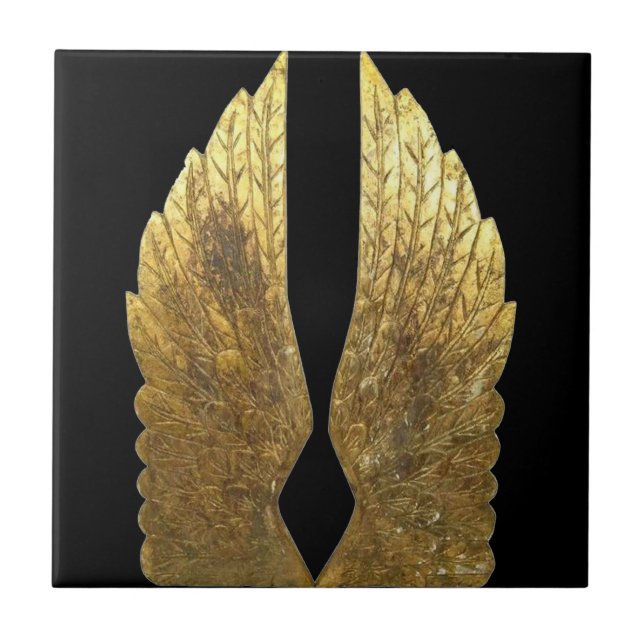 Azulejo Backsplash do Anjo Dourado (Frente)