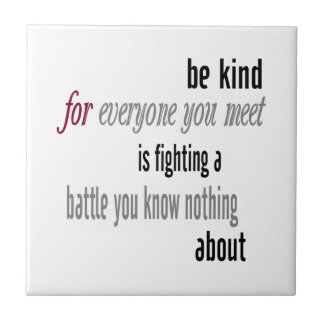 Azulejo Be Kind