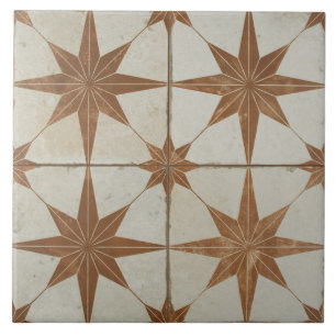 Azulejo - Bege Estrela Explosão