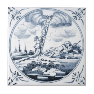 Azulejo bíblico do design de DBT11 Delft