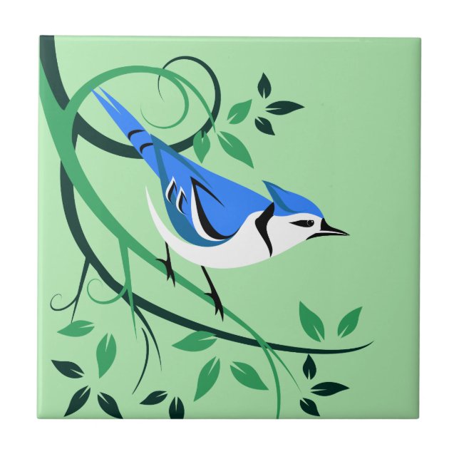Azulejo Blue Jay (Frente)