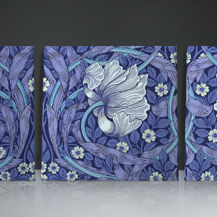 Azulejo Blue Pimpernel Sem Costura 1/2 William Mor