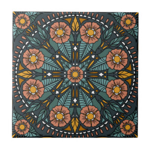 Azulejo Bohemian Floral Cerâmico