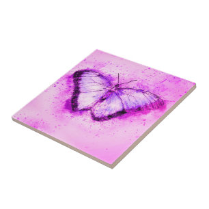 Azulejo Borboleta Roxa