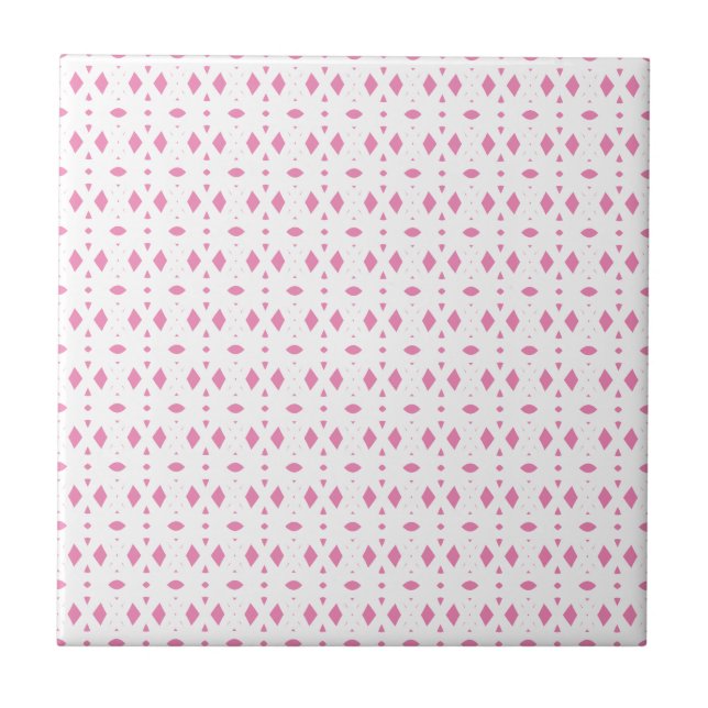 azulejo Branco-cor-de-rosa (Frente)