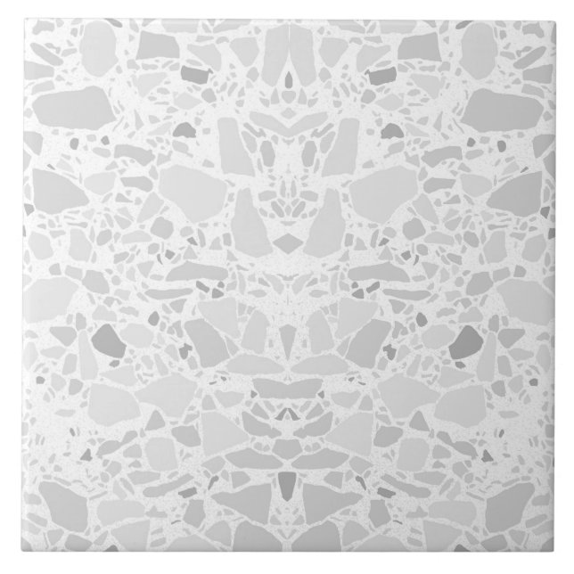 Azulejo Branco moderno e simples Terrazzo (Frente)