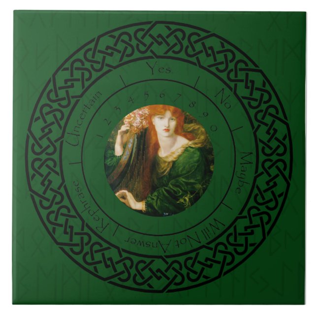Azulejo Brigid Verde Pendulum (Frente)