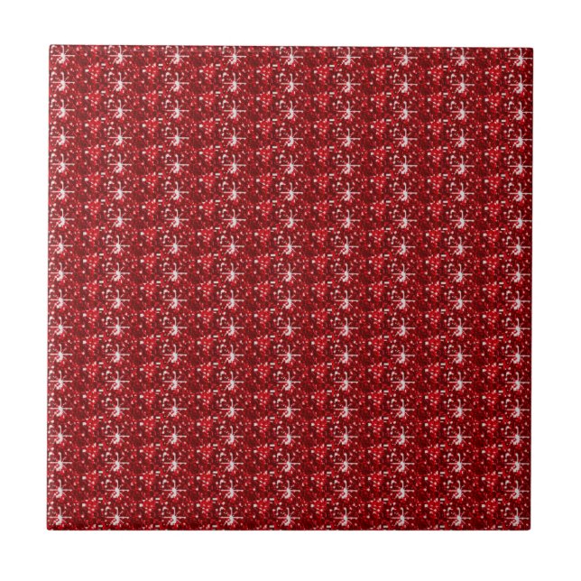 Azulejo Brilho Vermelho Escuro (Frente)