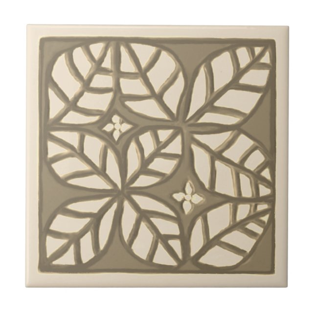 Azulejo, bronzeado e creme (Frente)