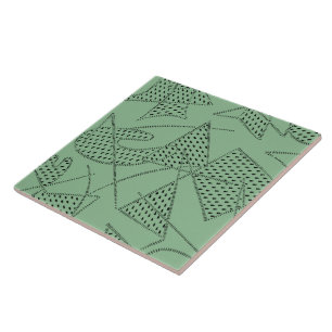 Azulejo: BUMERANGUE ATÔMICO - VERDE DE SEAFOAM
