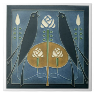 Azulejo - Cantora Art Nouveau Floral Branco