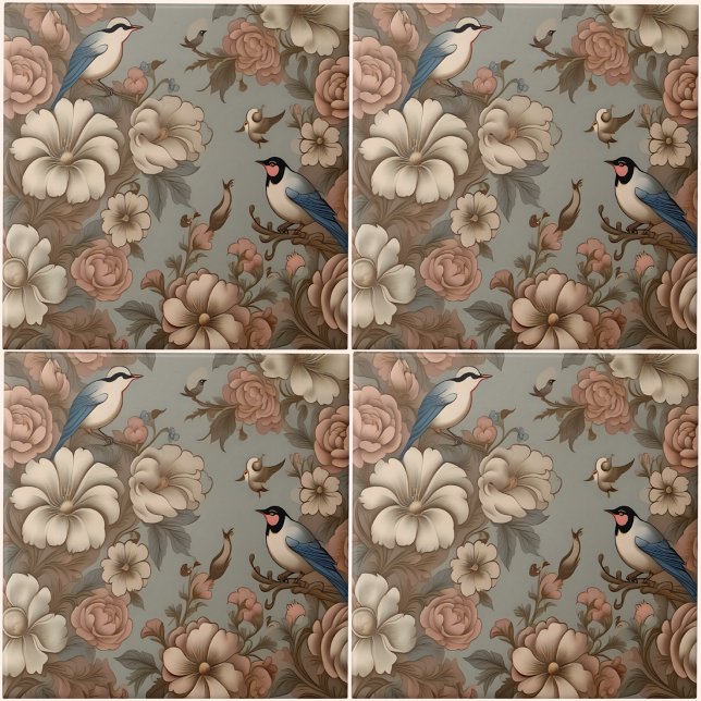 Azulejo Cardea (Cardea Ceramic Tile
(Four by Four))