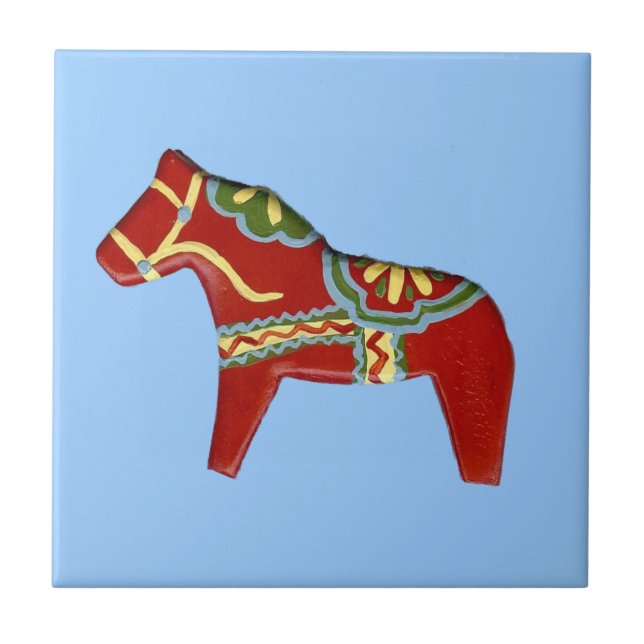 Azulejo Cavalo Vermelho (Frente)