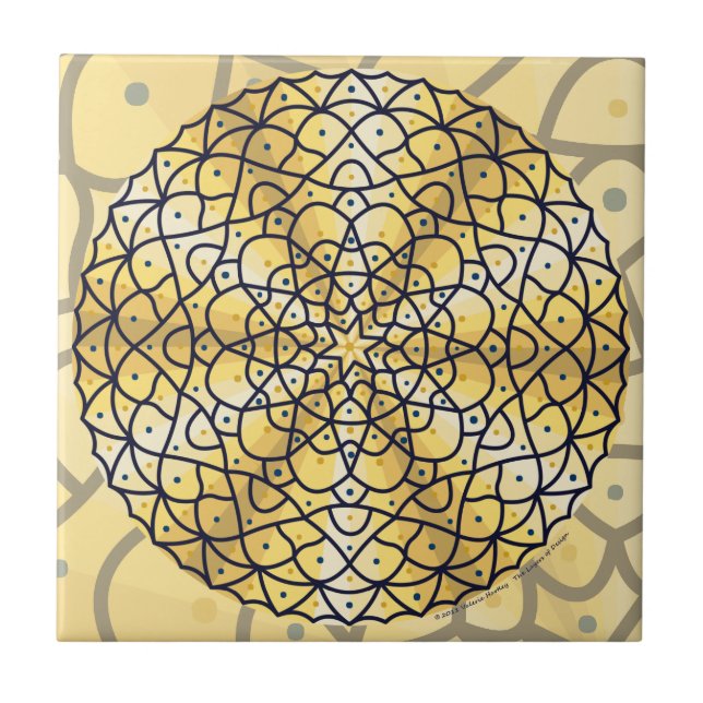 Azulejo celestial de Sun (Frente)