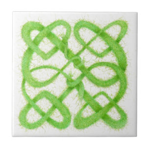 Azulejo CELTICO VERDE DE 4,25" cerâmico