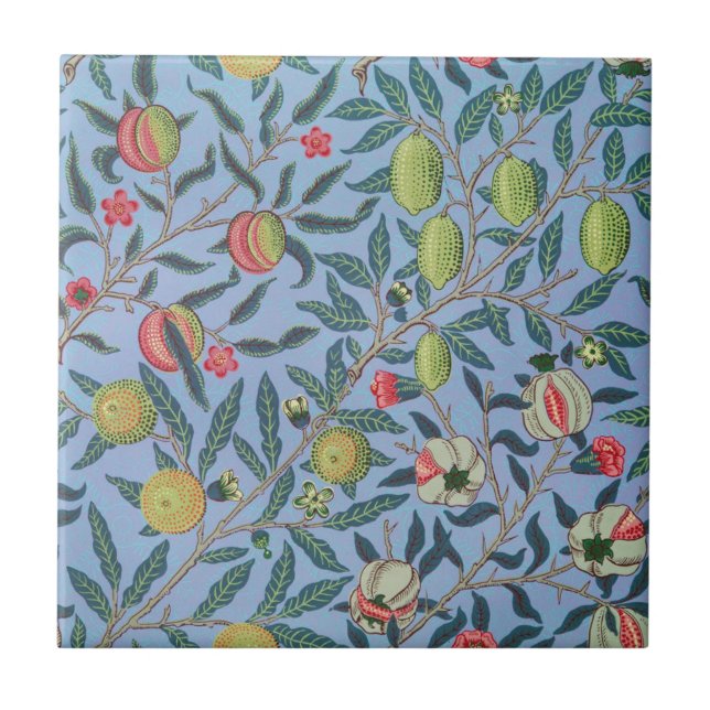 AZULEJO CERAMIC COM WILLIAM MORRIS "TULIPS" (Frente)