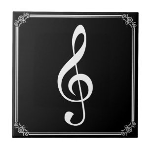 AZULEJO CERAMIC TREBLE CLEF-AZULEJO