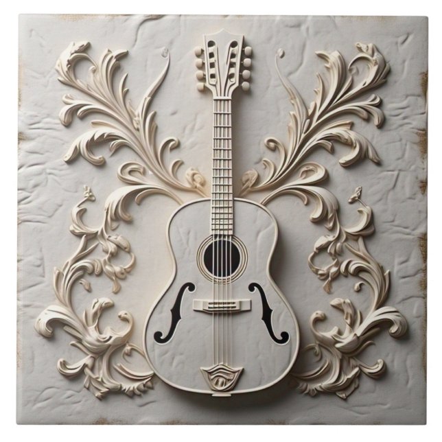 Azulejo Cerâmica de Violão (Frente)