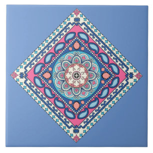 Azulejo Cerâmica Flor Paisley™