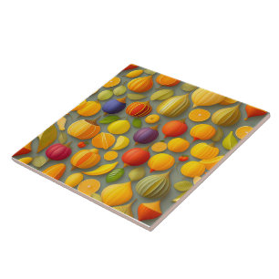Azulejo cerâmica fruta Design
