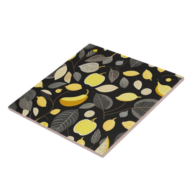 Azulejo cerâmica fruta Design (Lateral)