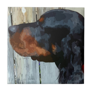 Azulejo Cerâmica Gordon Setter