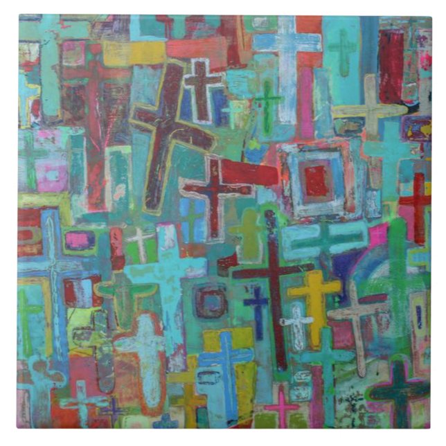 Azulejo Cerâmico 6 x 6 na Cruz (Frente)