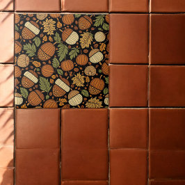 Azulejo Cerâmico Acorn Pattern Harvest Day