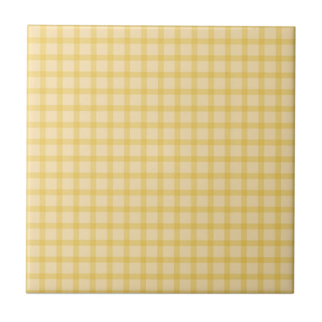 Azulejo cerâmico, AMARELO-Pequeno-WINDOWPANE (Frente)