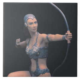 Azulejo cerâmico Artemis Escultura