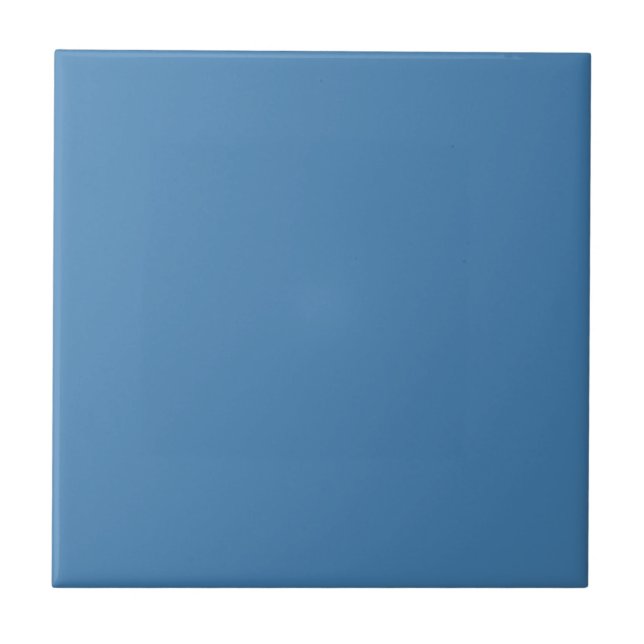 Azulejo Cerâmico Azul Aço (Frente)