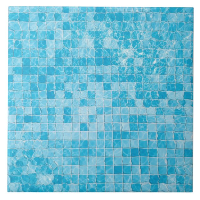 Azulejo Cerâmico Azul Aqua (Frente)