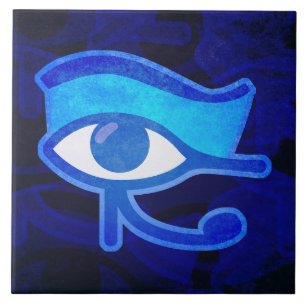 Azulejo cerâmico azul-cavalo