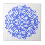 Azulejo cerâmico azul claro<br><div class="desc">Este azulejo cerâmico é perfeito para um novo e moderno e tradicional design de interiores ou backsplash. O azulejo apresenta um padrão mediterrânico de flor em na moda azul claro e branco,  perfeito para qualquer espaço. Use-o como uma peça de sotaque na sua cozinha,  banheiro ou sala de estar.</div>