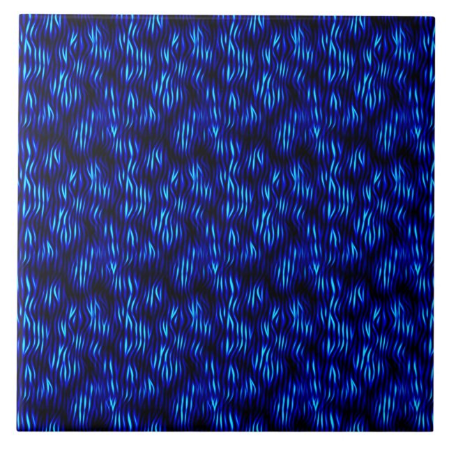 Azulejo cerâmico Azul De 6" X 6" (Frente)